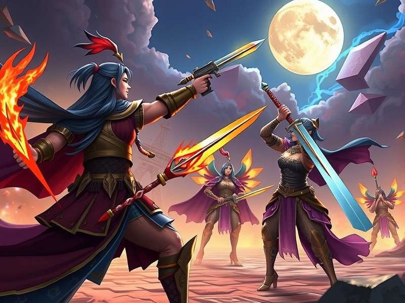 Anise Warlord game battle scene